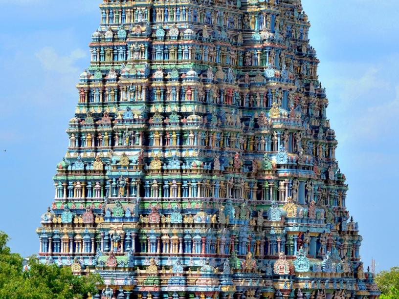 Meenakshi Temple gopuram, Madurai